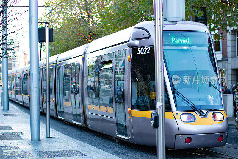 Luas, O'Connell Bridge - 2021年4月